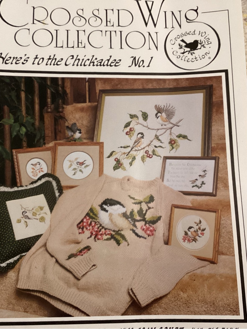 Crossed Wing collection”Here’s to the chickadee” No.1